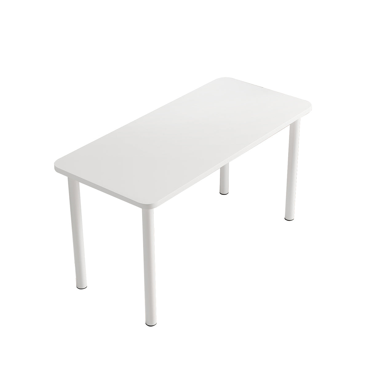 White Study Desk with 25mm Thick Top 100cm