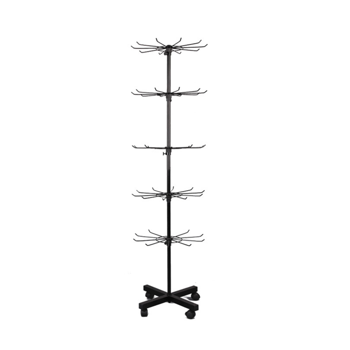 Rotating Jewellery Display Stand with Wheels