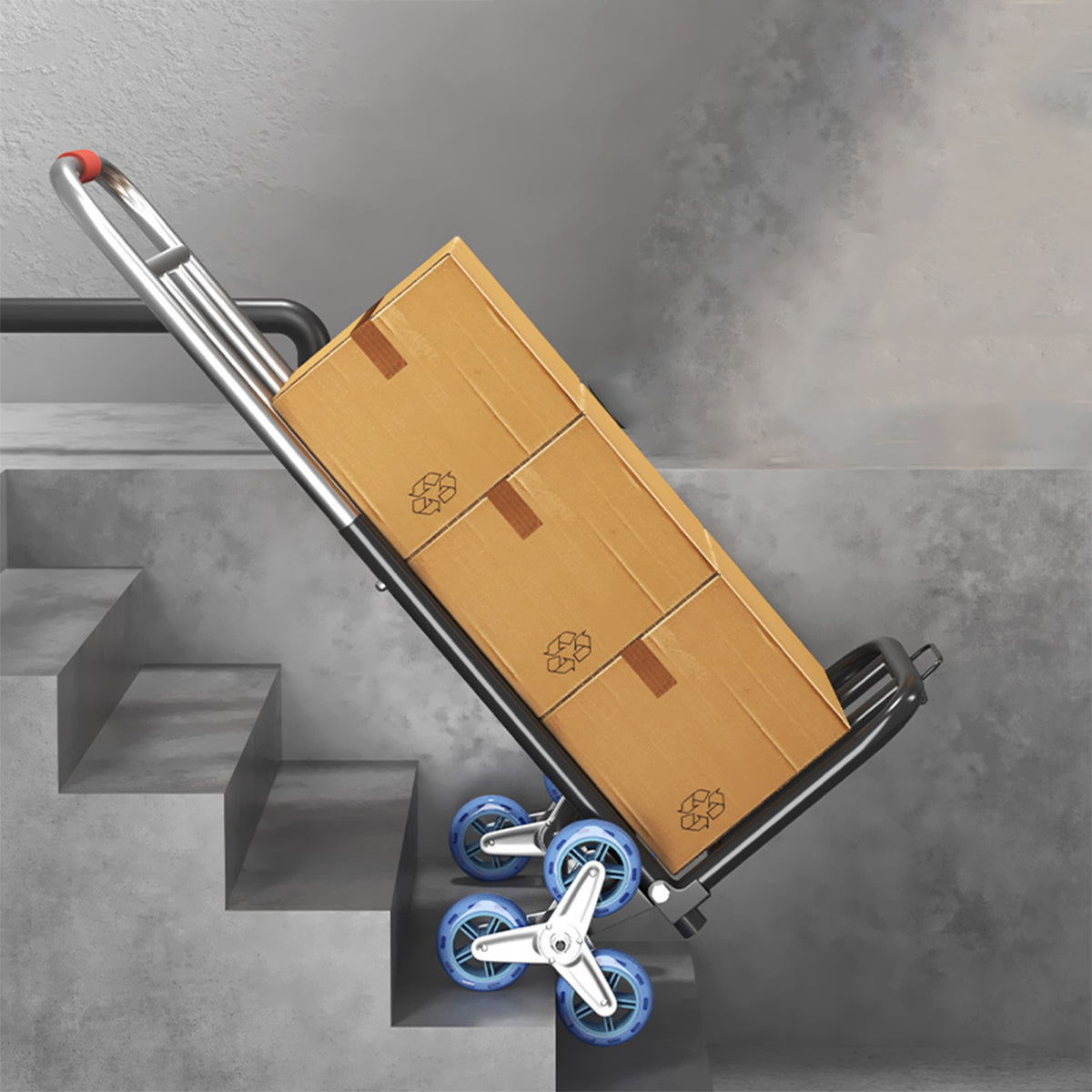 Portable Folding Transport Hand Truck Lightweight Heavy Duty