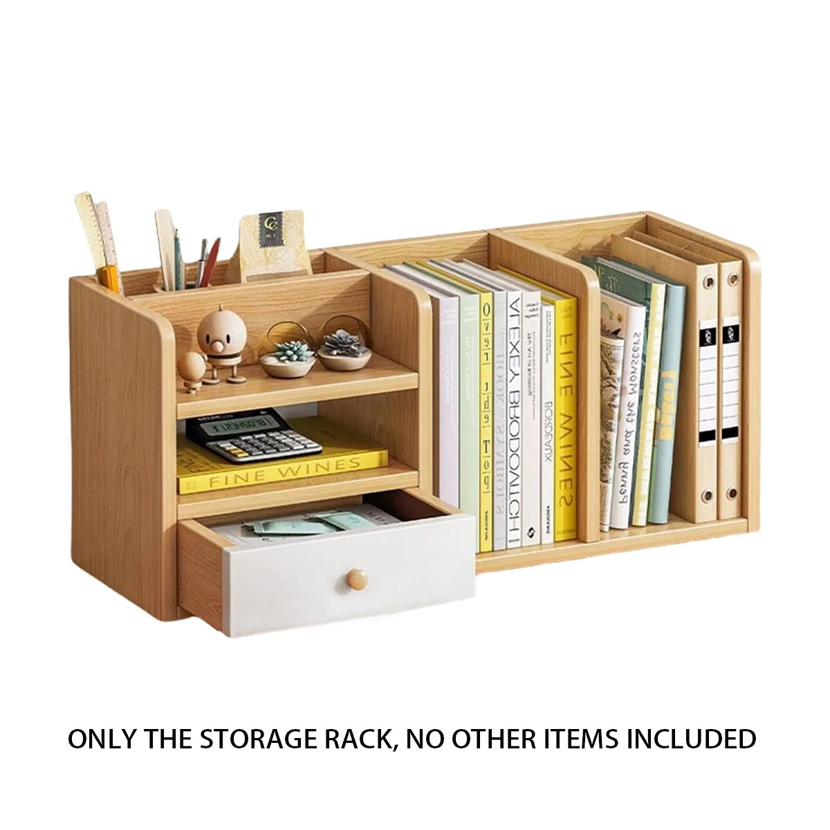 Office Desktop Rack Wooden Storage Organizer for Documents