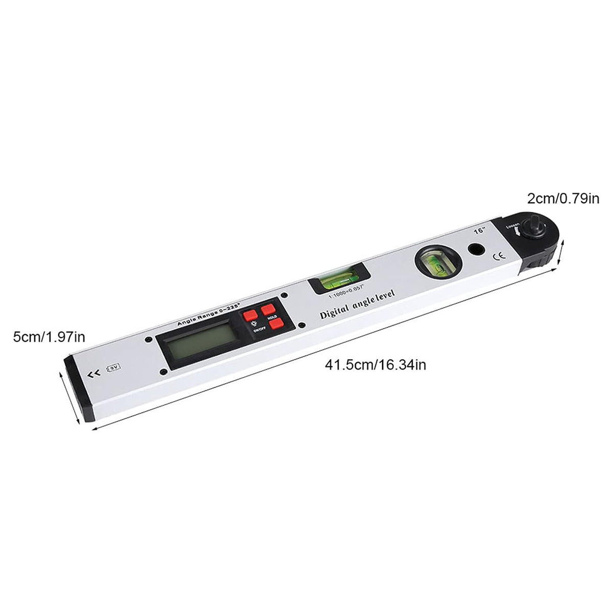 Aluminum Alloy Digital Angle Ruler Level Precision Tool