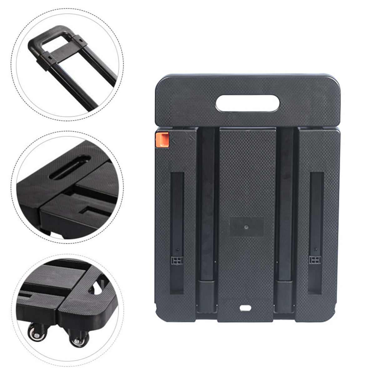 Foldable Flatbed Cart Heavy Duty Transport Trolley 200KG