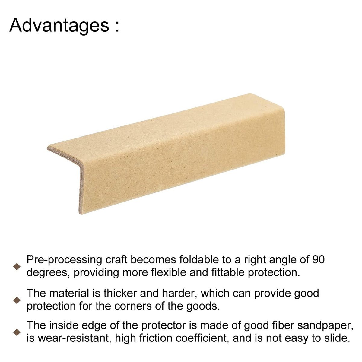 L-Shaped Paper Corner Protectors 100pcs Shipping