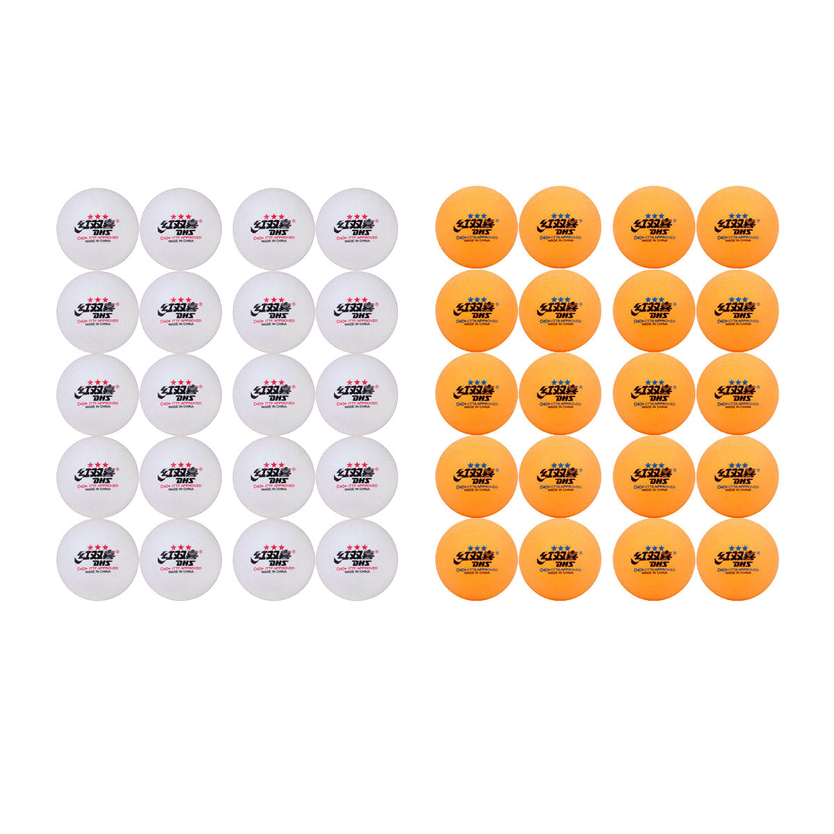 20pcs Indoor Table Tennis Balls 40mm ABS