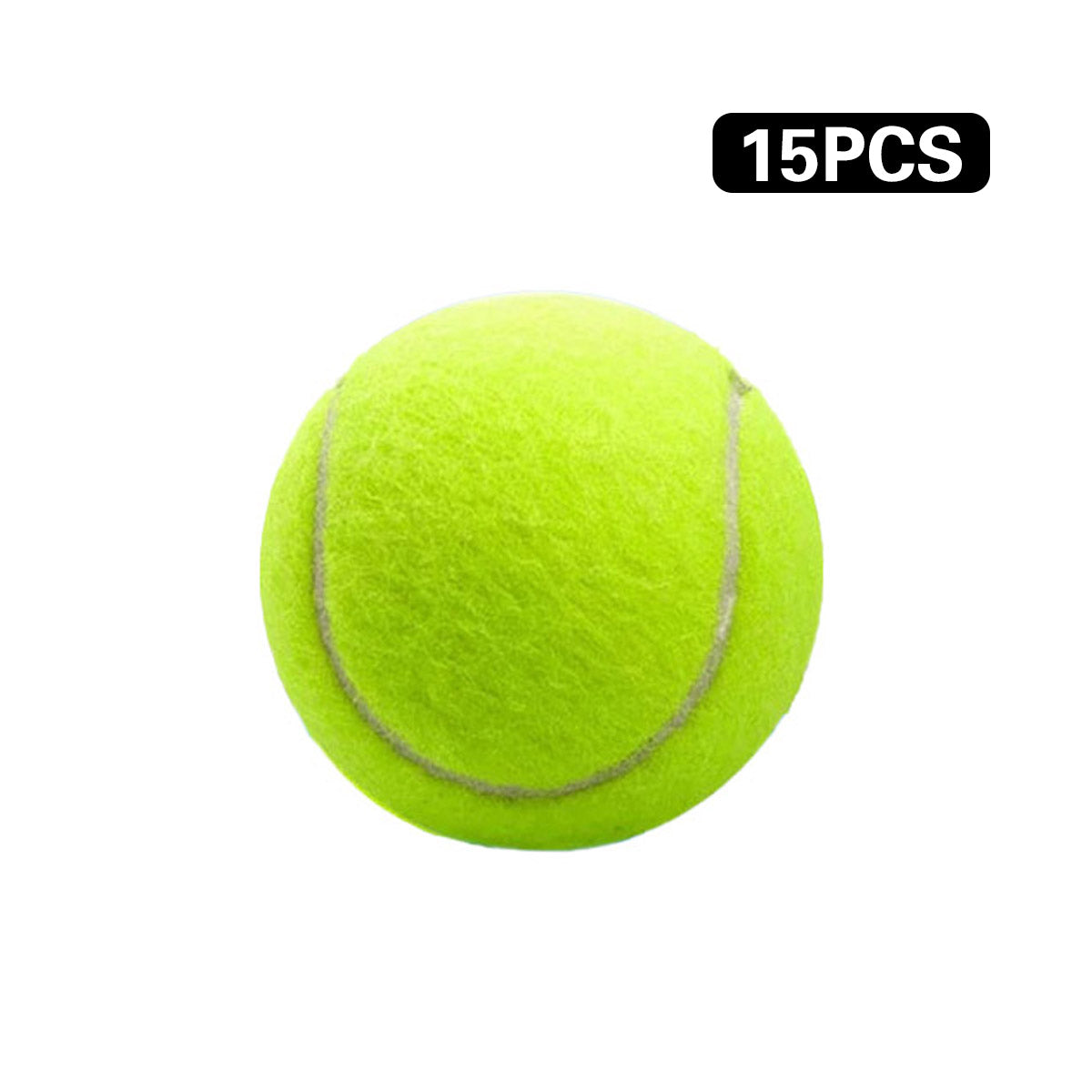 15pcs Training Tennis Balls with High Bounce