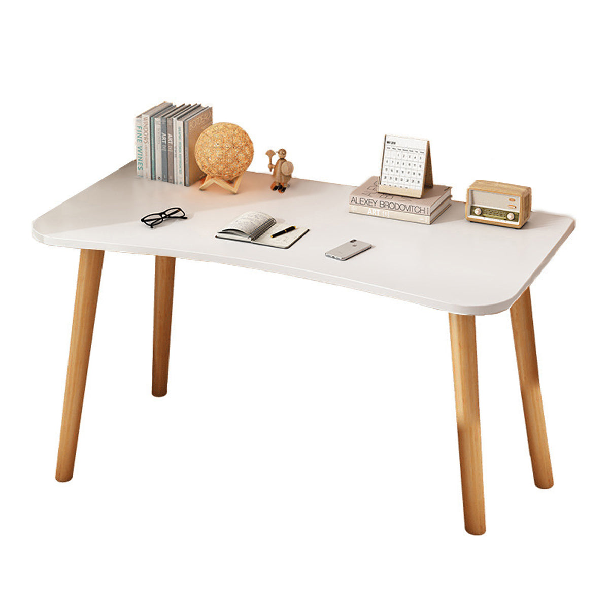 Rectangular Office Desk for Home Study Computer