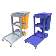 Multi-Function Hand-Push Cleaning Trolley Cart