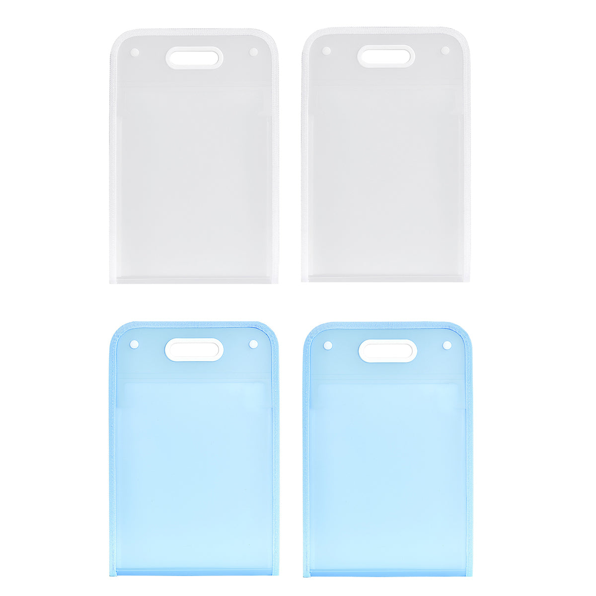 2 Pcs A4 File Storage Bag 13-Pocket Large Capacity Organizer