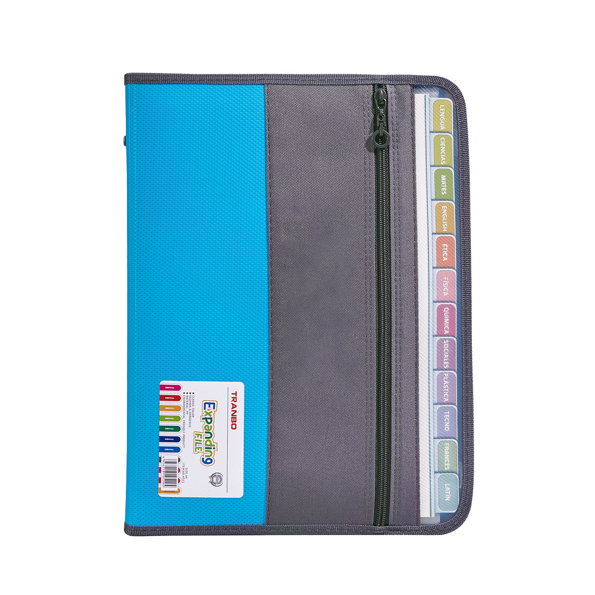Accordion File Folder 13 Pockets Double Zipper Waterproof