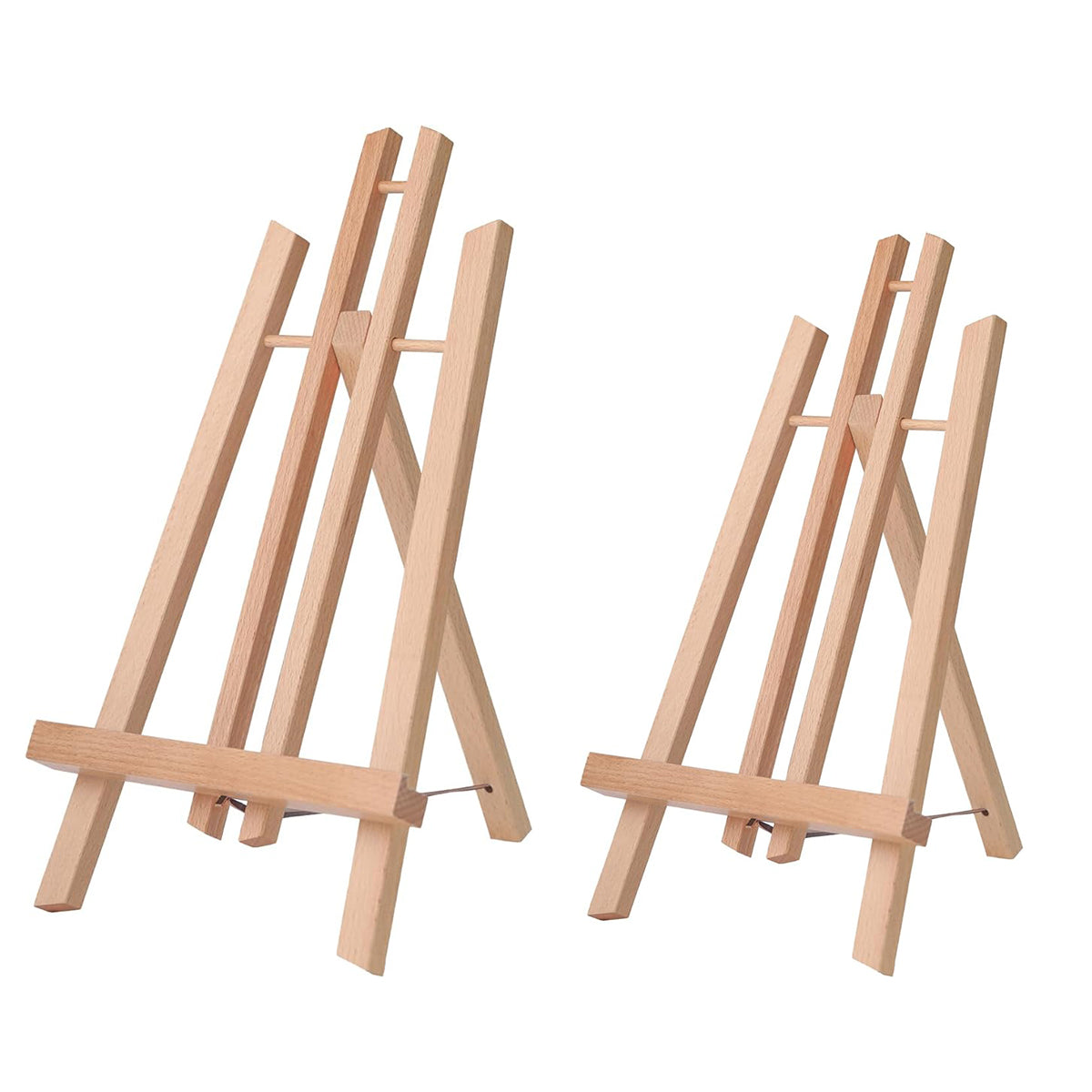 Tabletop Solid Wood Easel Adjustable Foldable Art Stand