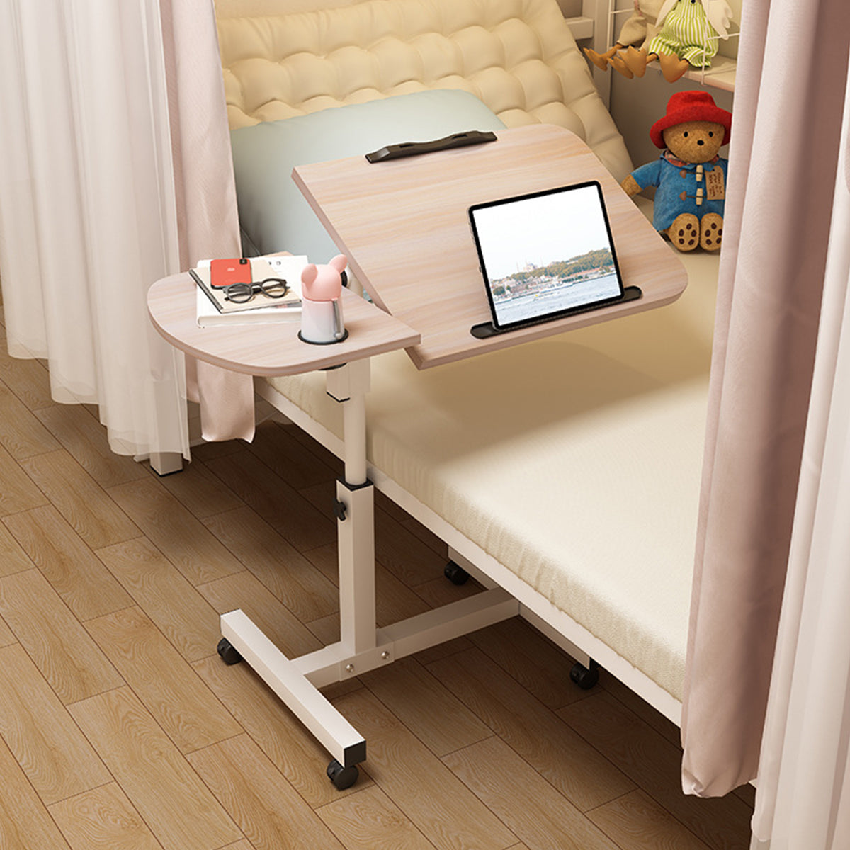 Portable Adjustable Laptop Desk Stand Mobile Table