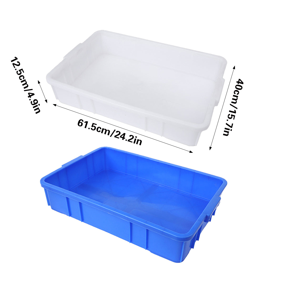 Large PE Tool Storage Basket with Side Handles