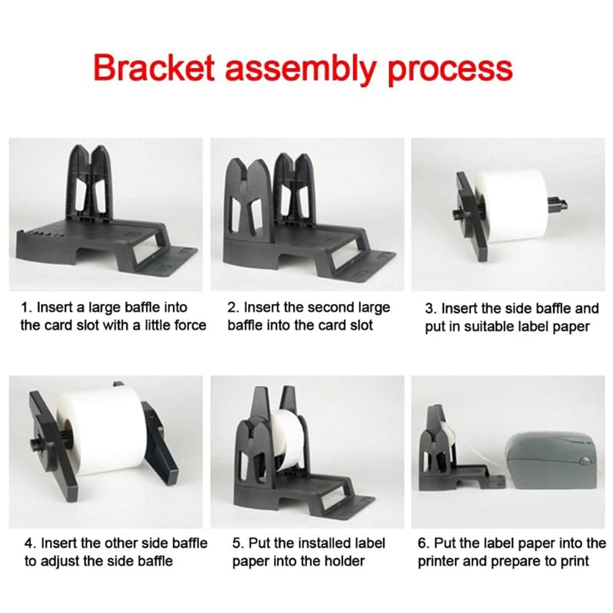 Label Paper Barcode Printer Universal Label Holder Plastic
