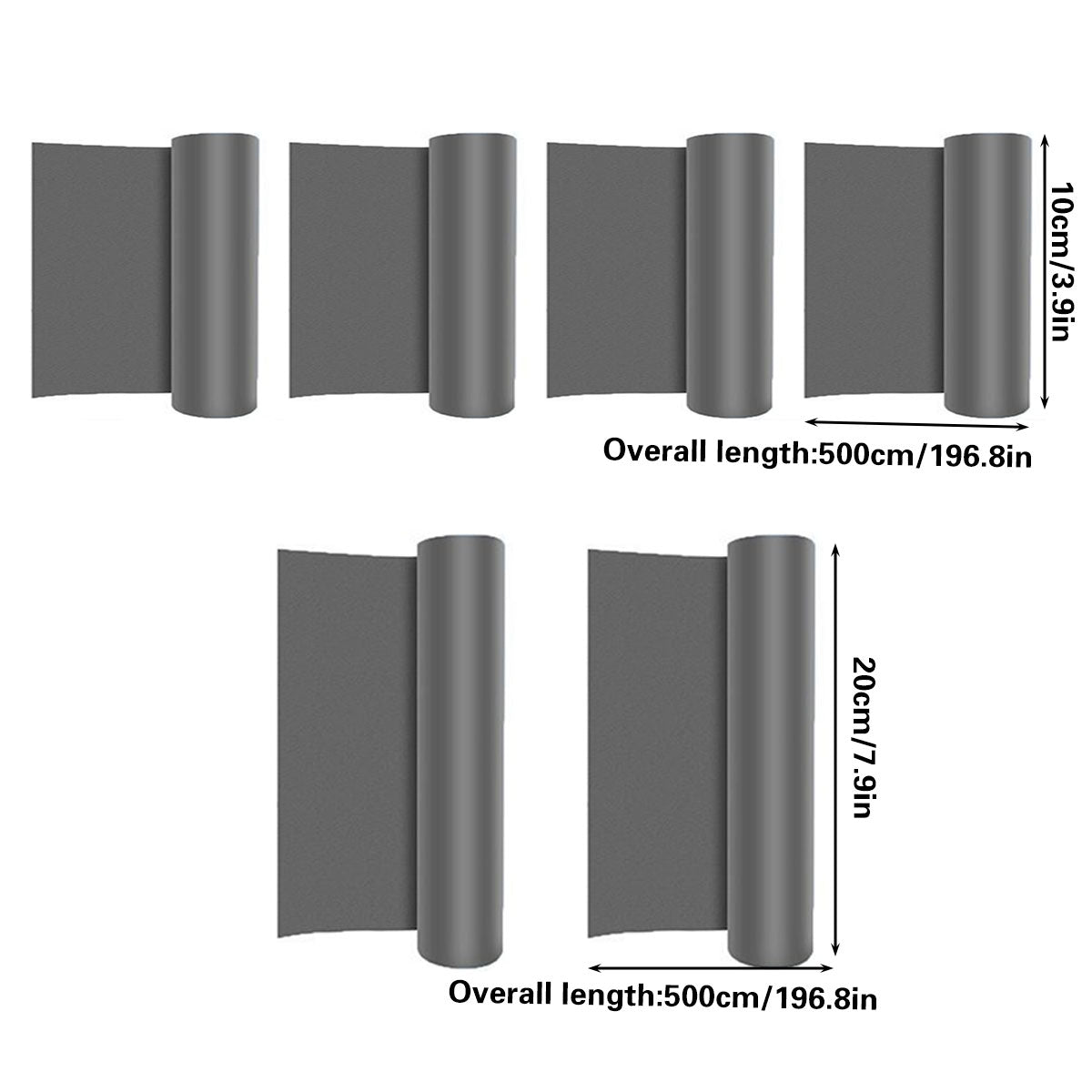 Waterproof Insulation Repair Tape 10/20cm x 5m for Roof Leaks