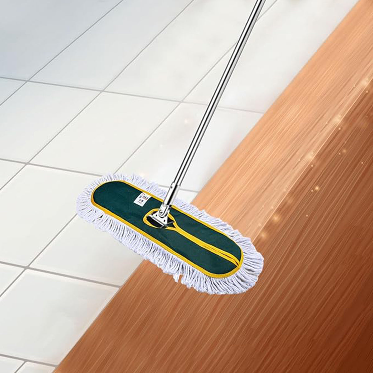 Extra Long Flat Mop with 180 Rotating Handle