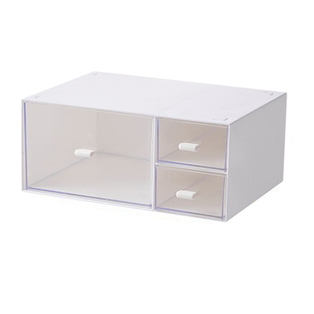 Clear Drawer Storage Box Desktop Organizer