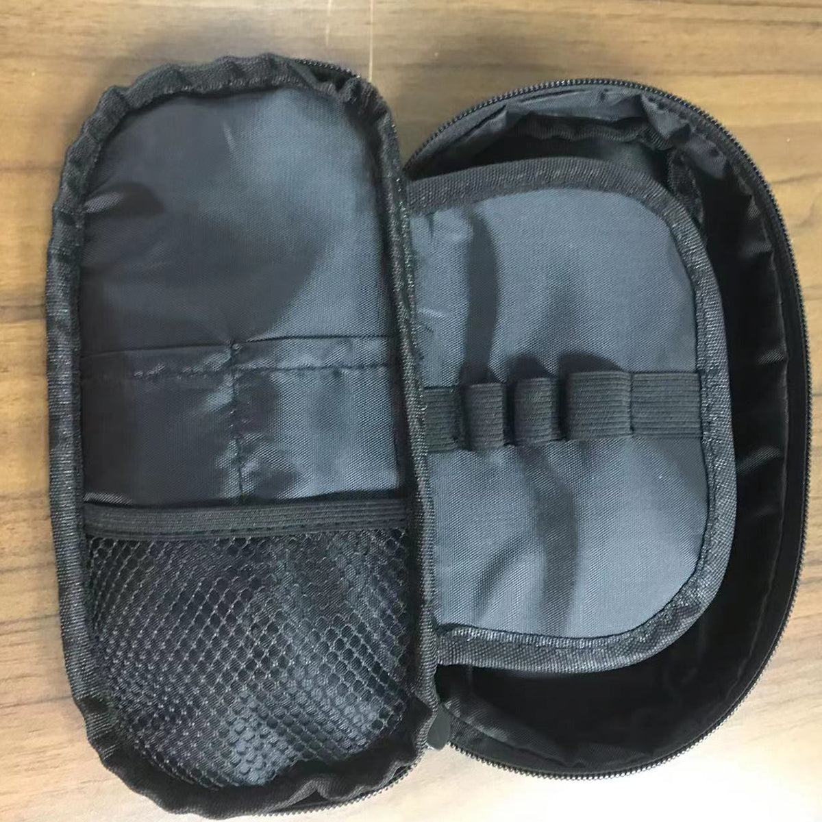 Pencil Case with Football Pattern Oxford Fabric Large Capacity