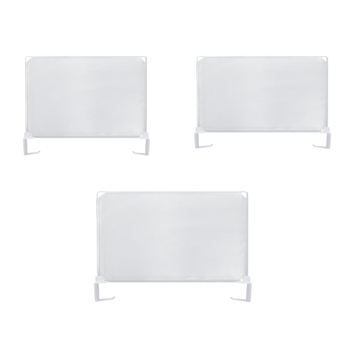 5pcs Snap-On Shelf Dividers for Storage