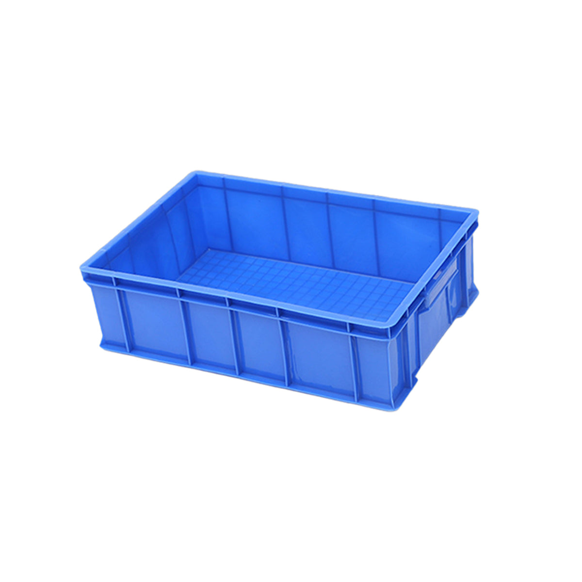 2 Pcs Plastic Storage Boxes with Side Handles