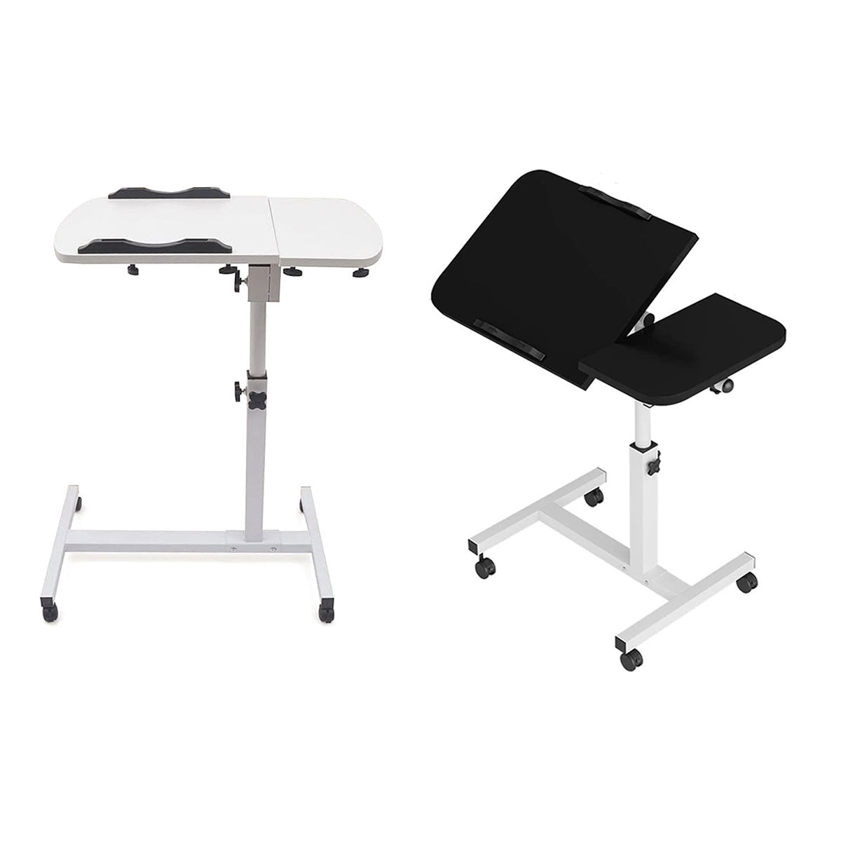 Adjustable Folding Computer Desk Stand with Tiltable Desktop
