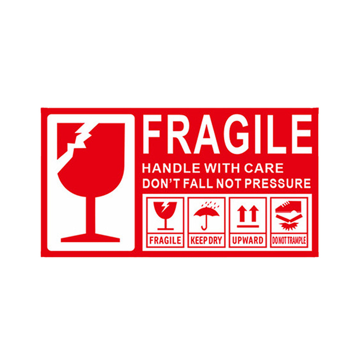 Fragile Warning Stickers Self Adhesive for Parcels
