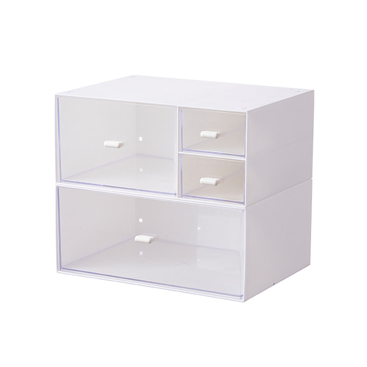 Clear Drawer Storage Box Desktop Organizer