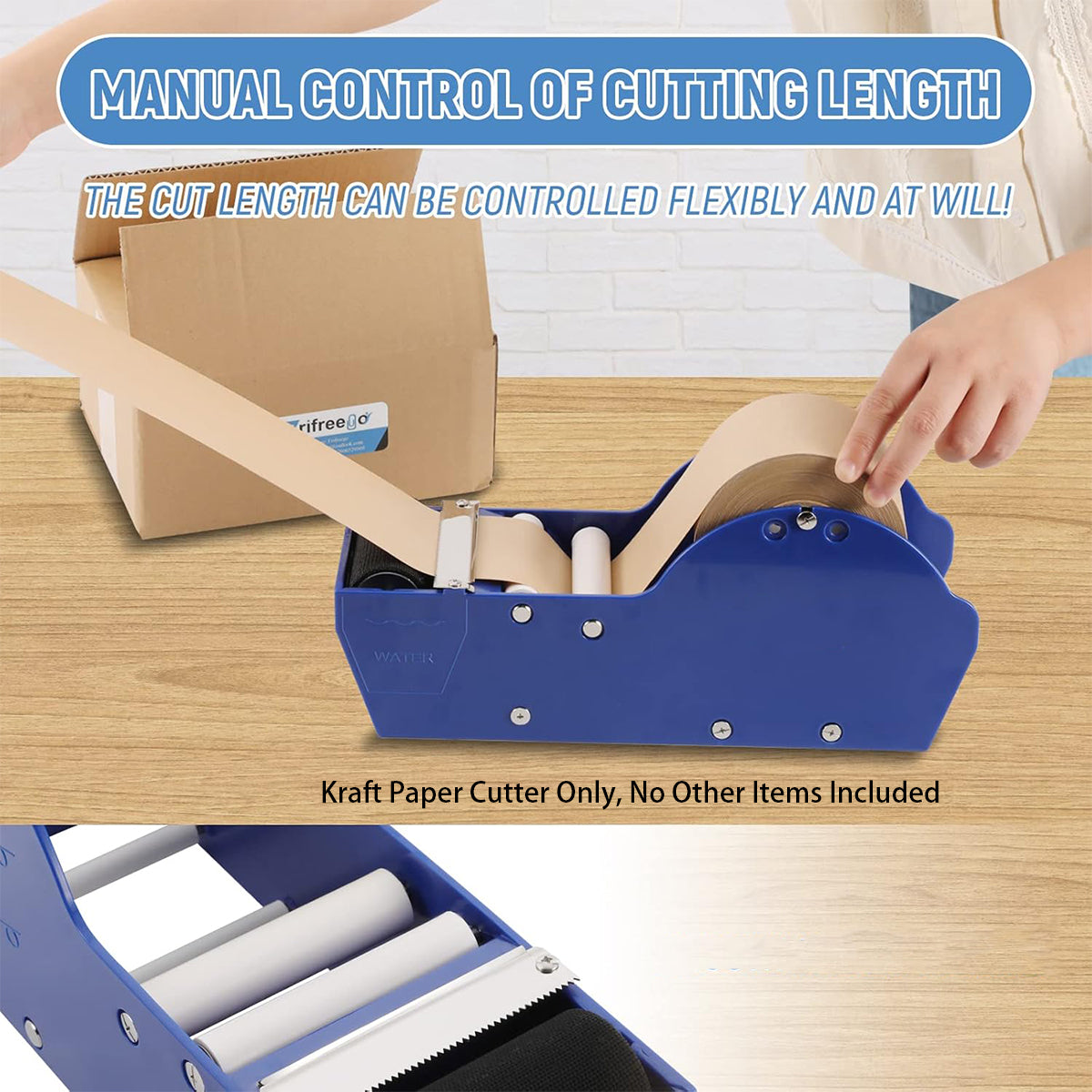 Water Activated Kraft Tape Dispenser for Boxes