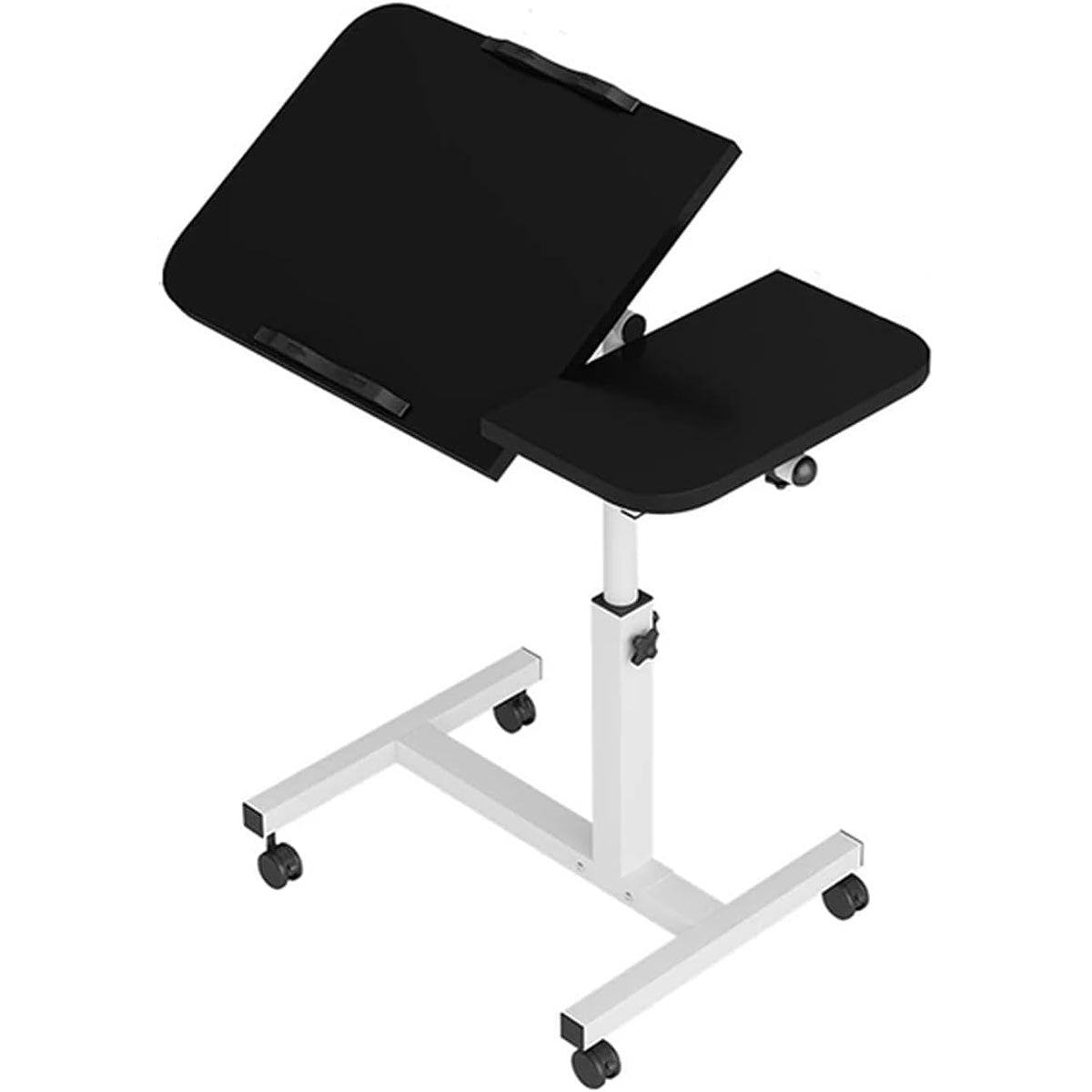 Adjustable Folding Computer Desk Stand with Tiltable Desktop