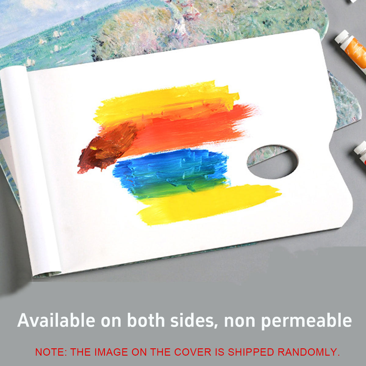 2 Pcs Double-Sided Disposable Paper Palette Sheets