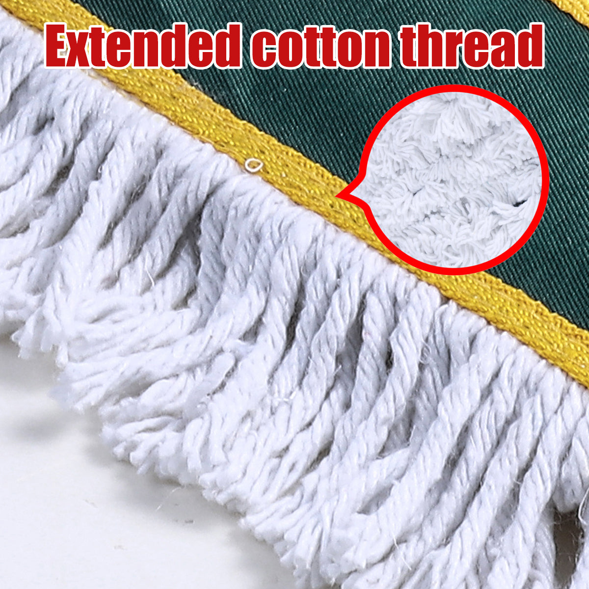 Extra Long Flat Mop with 180 Rotating Handle