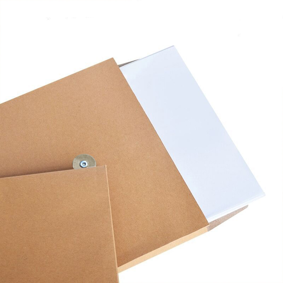 100 Pcs Kraft Paper File Bags with String-Tie Closure
