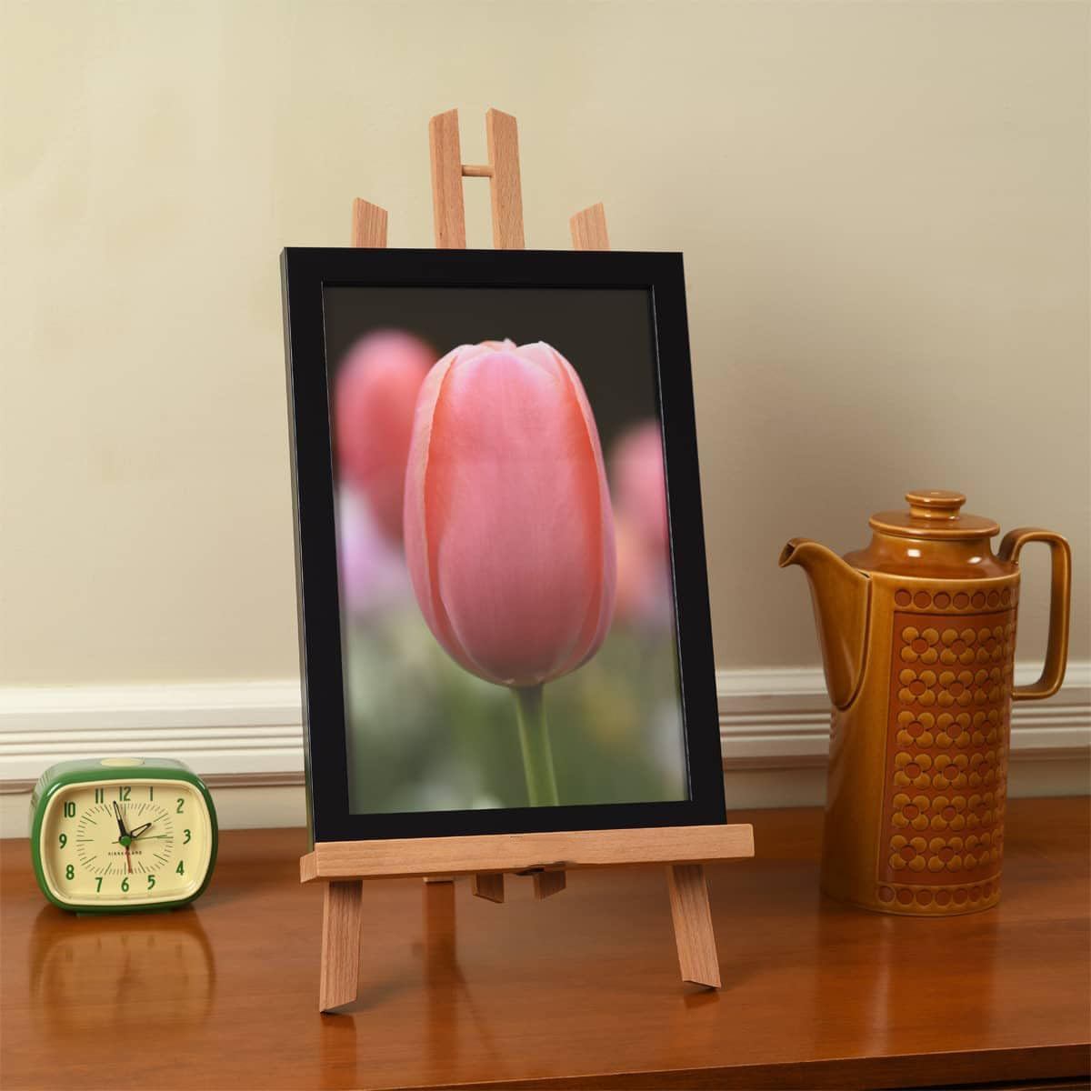 Tabletop Solid Wood Easel Adjustable Foldable Art Stand