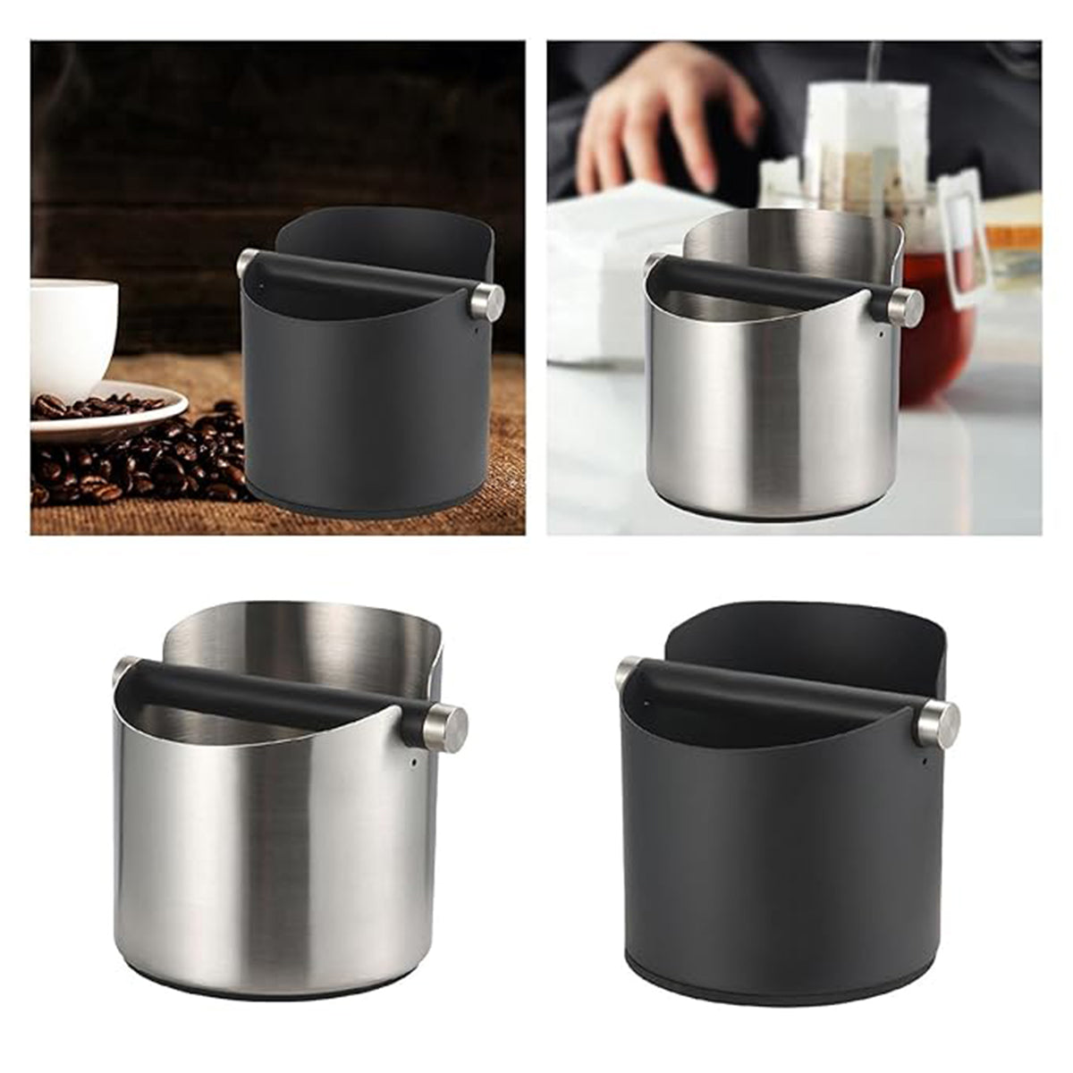 Stainless Steel Coffee Knock Box for Espresso