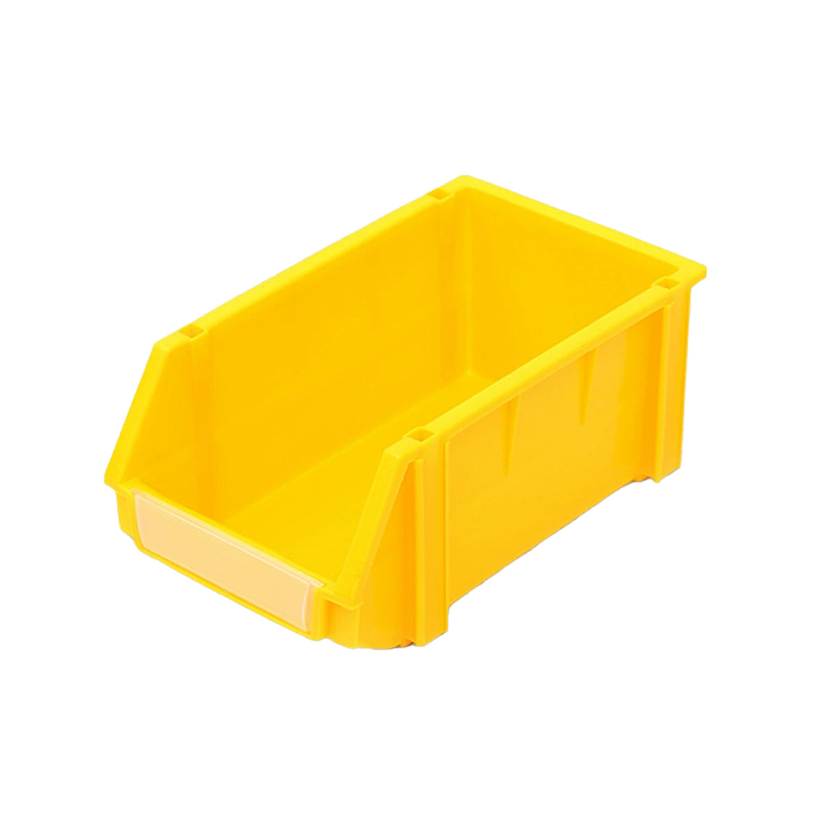 2pcs Slanted PE Storage Box with Label Clip