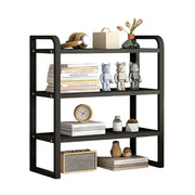 3-Tier Desktop Storage Rack Steel Frame for Books