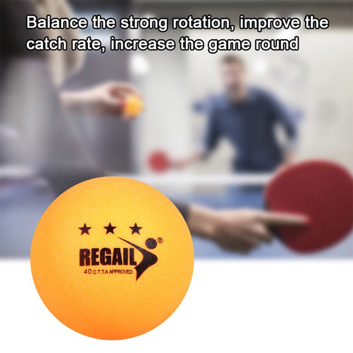 60pcs Bucket Table Tennis Training Balls 40mm ABS
