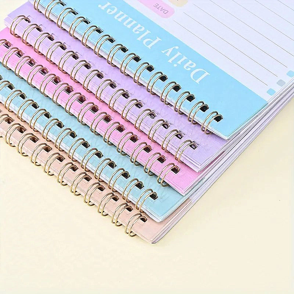 20 Pcs Spiral Week Planner Notebooks 30 Pages Pastel Colours