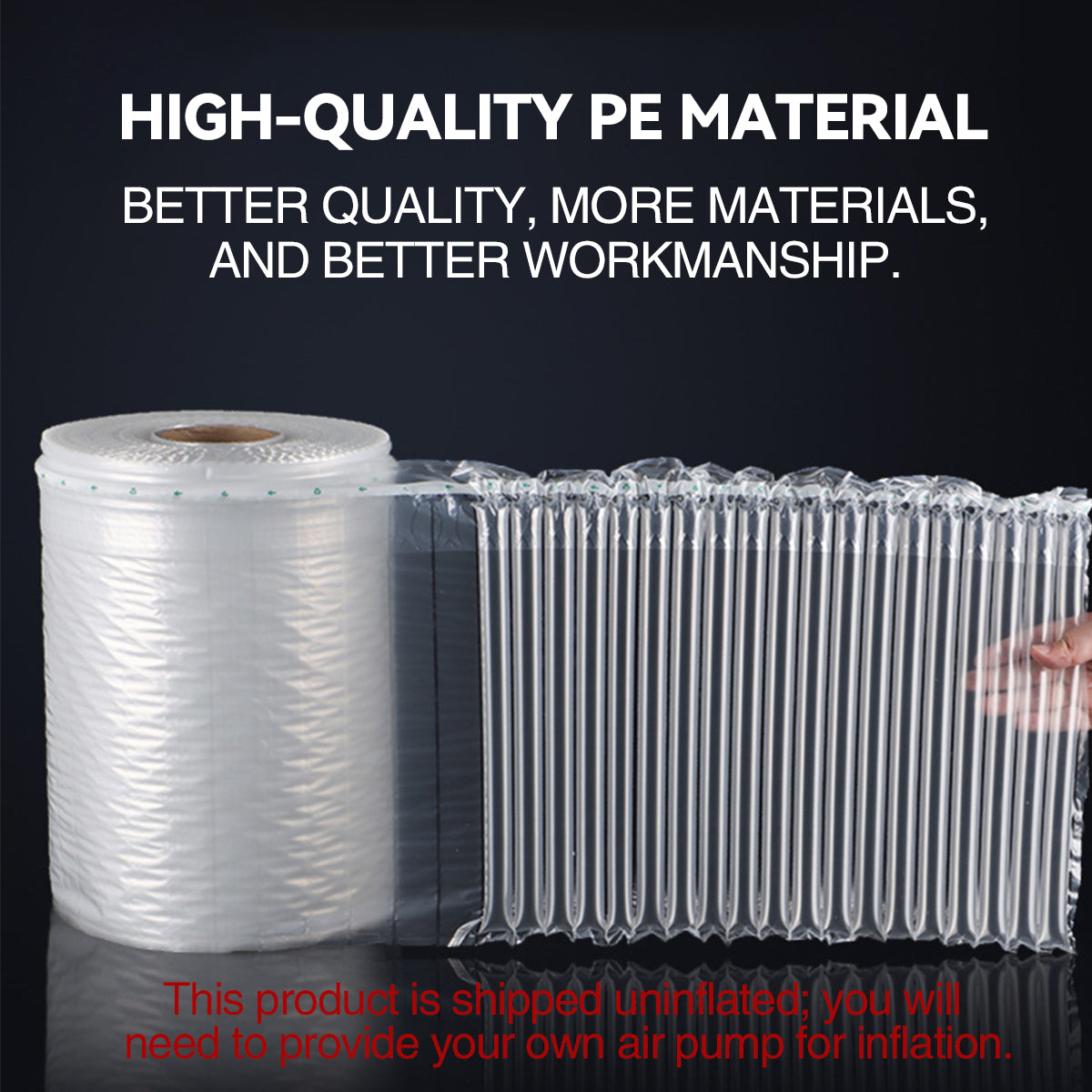 Thickened Bubble Column Cushion Packing Roll