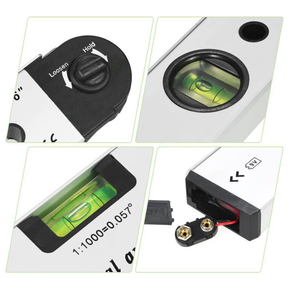 Aluminum Alloy Digital Angle Ruler Level Precision Tool