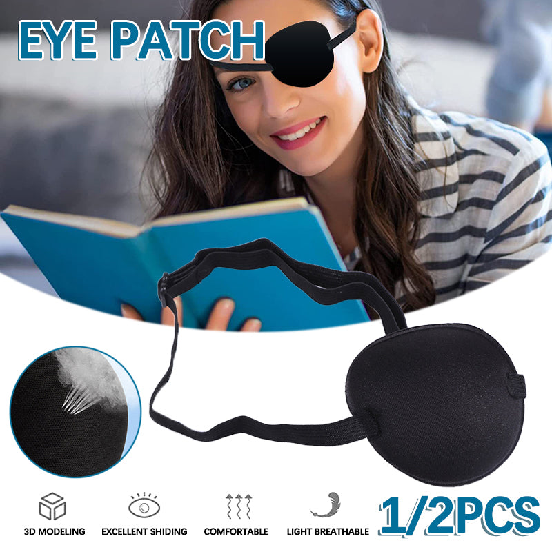 Concave Eye Patch Washable with Adjustable Strap