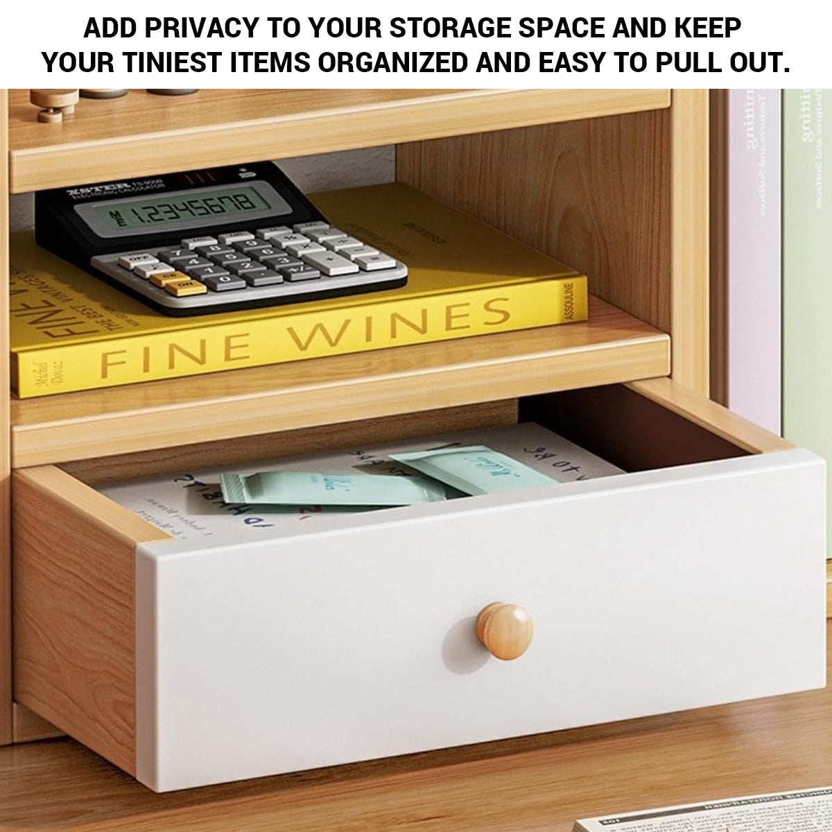 Office Desktop Rack Wooden Storage Organizer for Documents