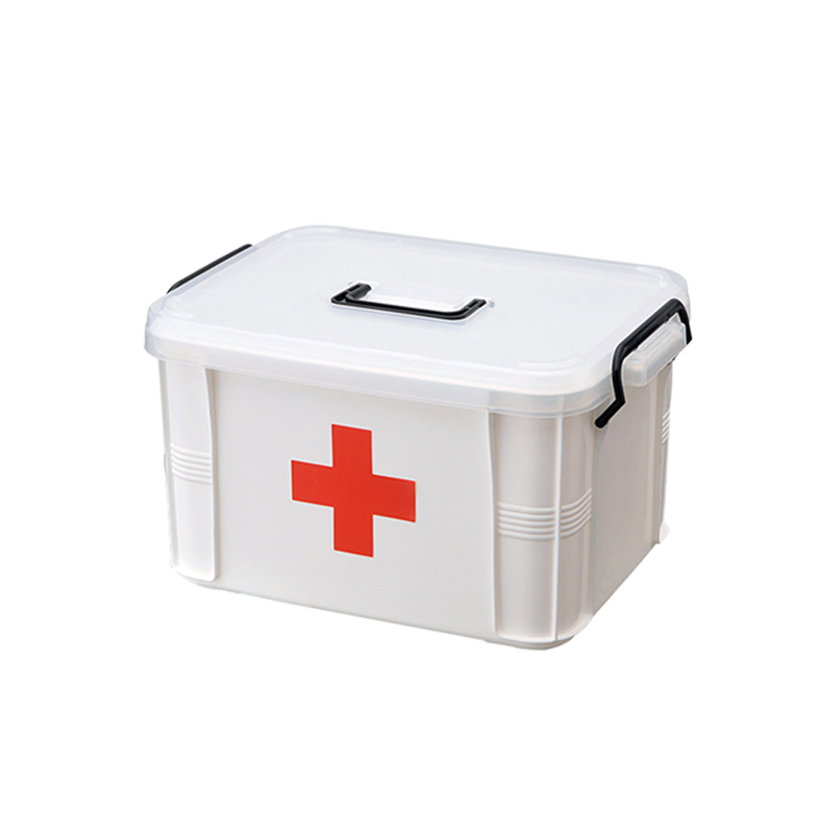Transparent Medicine Cabinet with Dividers 2 Sizes