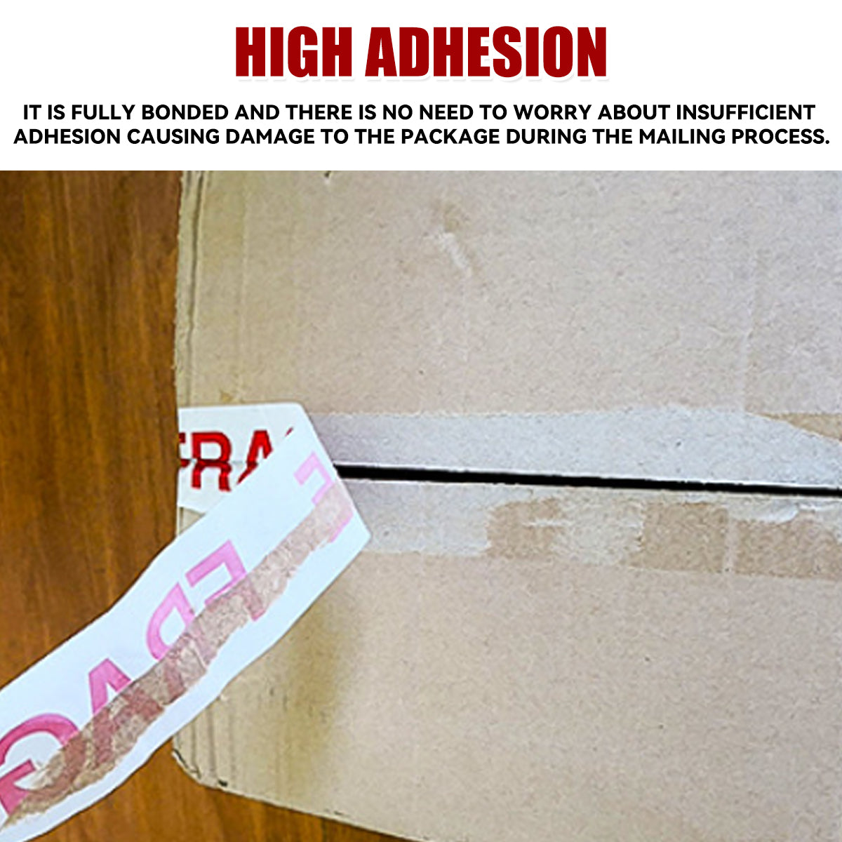5 Rolls Fragile Stickers High Adhesion Shipping