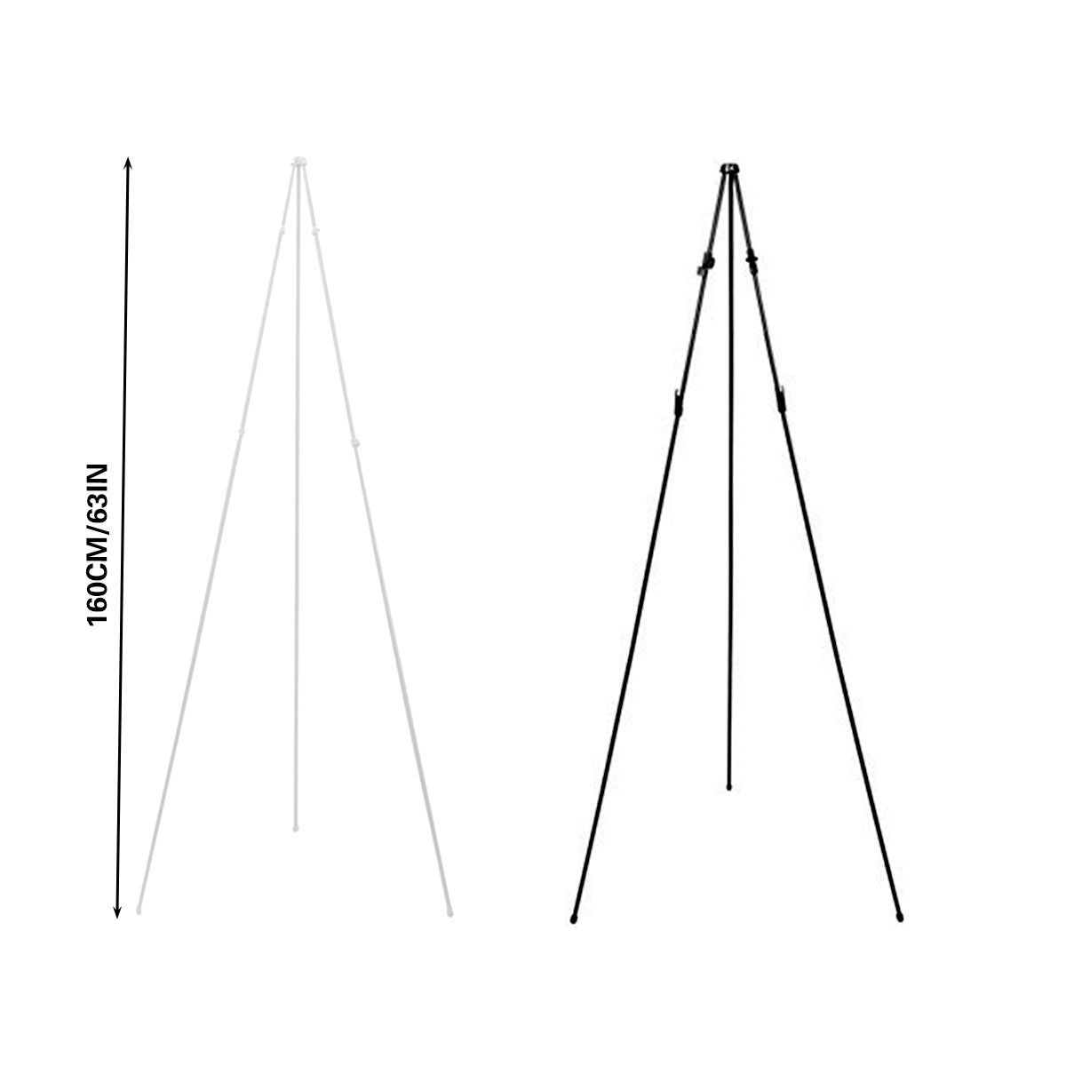 Adjustable Folding Metal Tripod Easel High Stability Stand