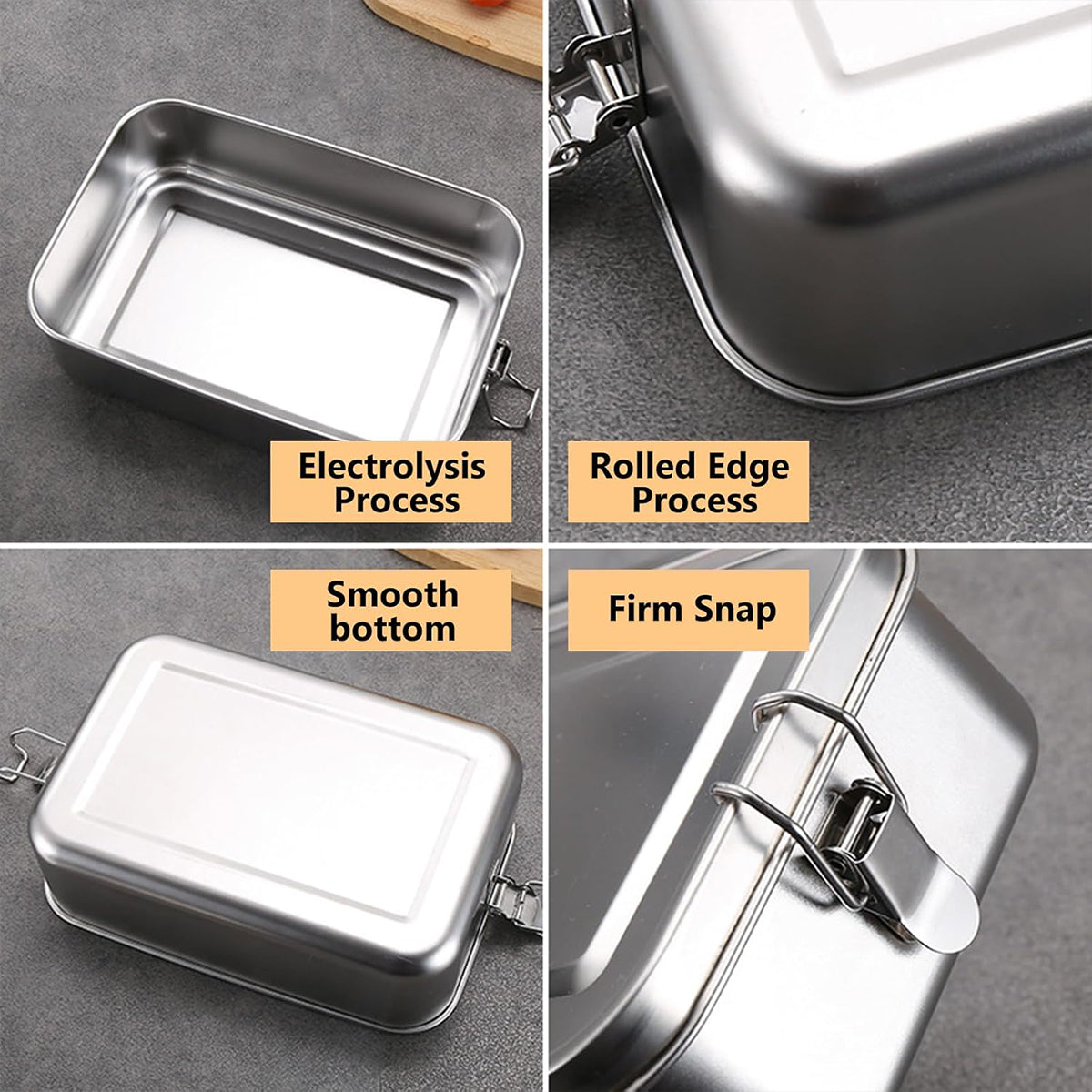 304 Stainless Steel Lunch Box Leakproof Storage