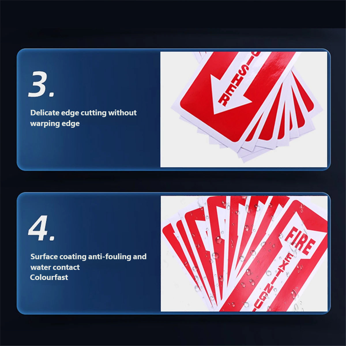 30 Pcs Fire Extinguisher Indicator Stickers