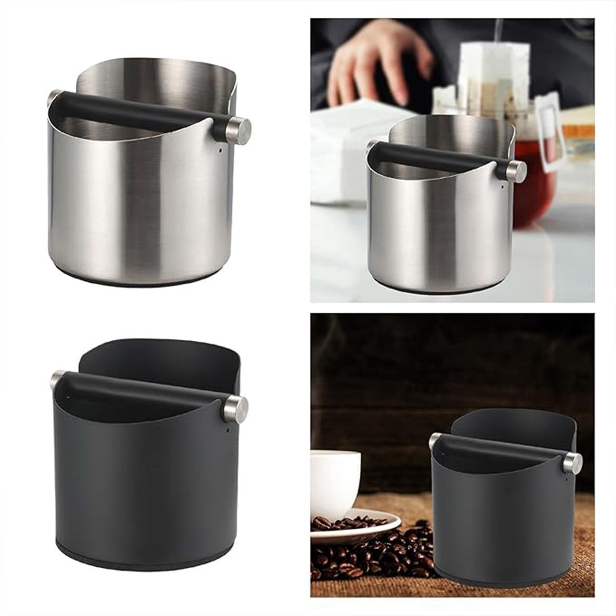 Stainless Steel Coffee Knock Box for Espresso
