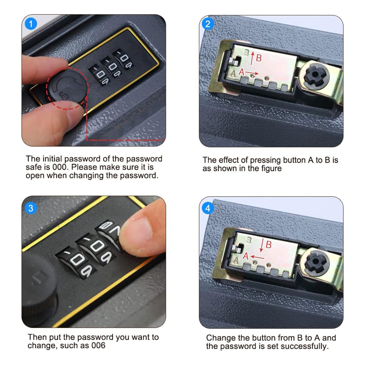 Hidden Book Safe Anti-theft Lock Box for Home