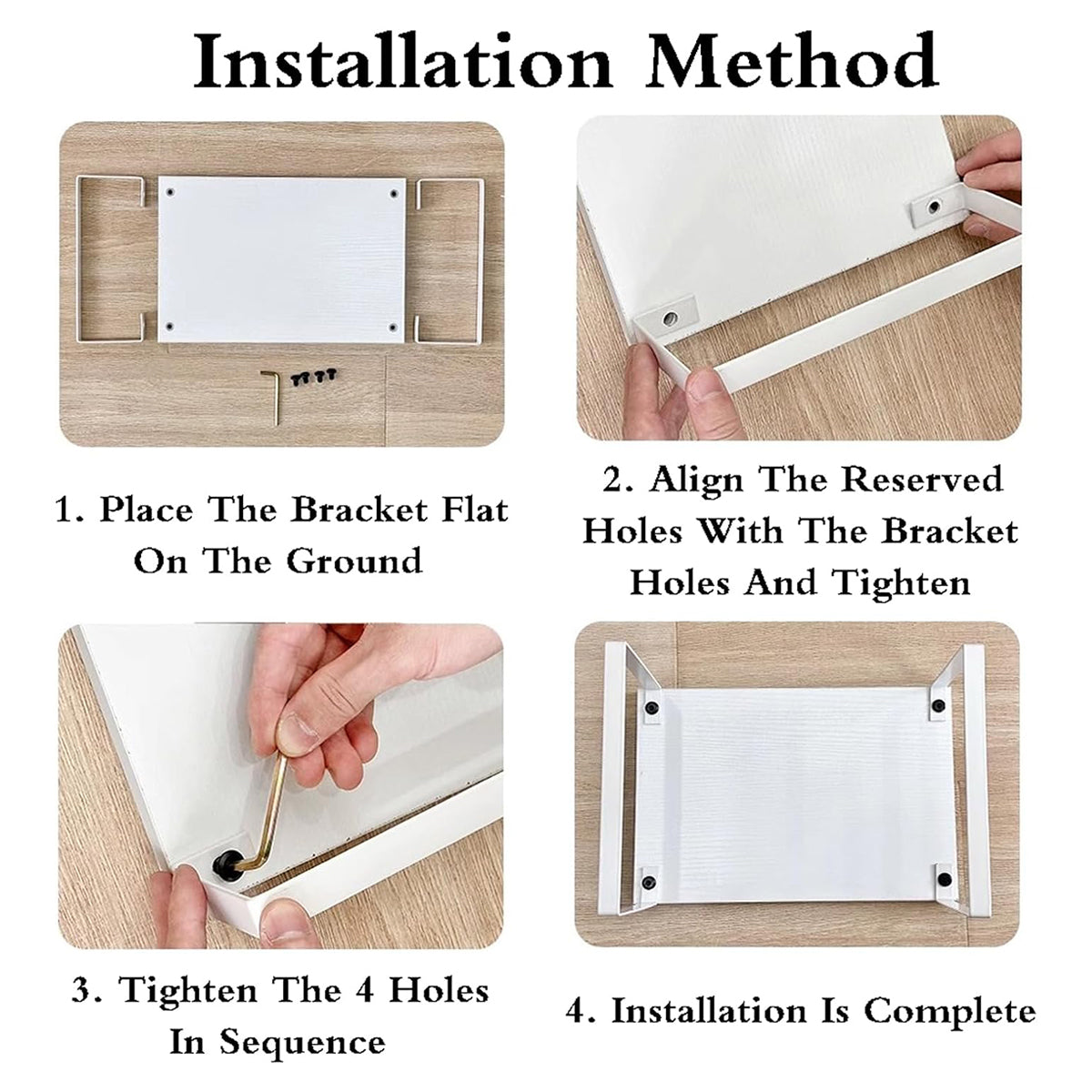 Monitor Stand Riser with Under-Shelf Storage