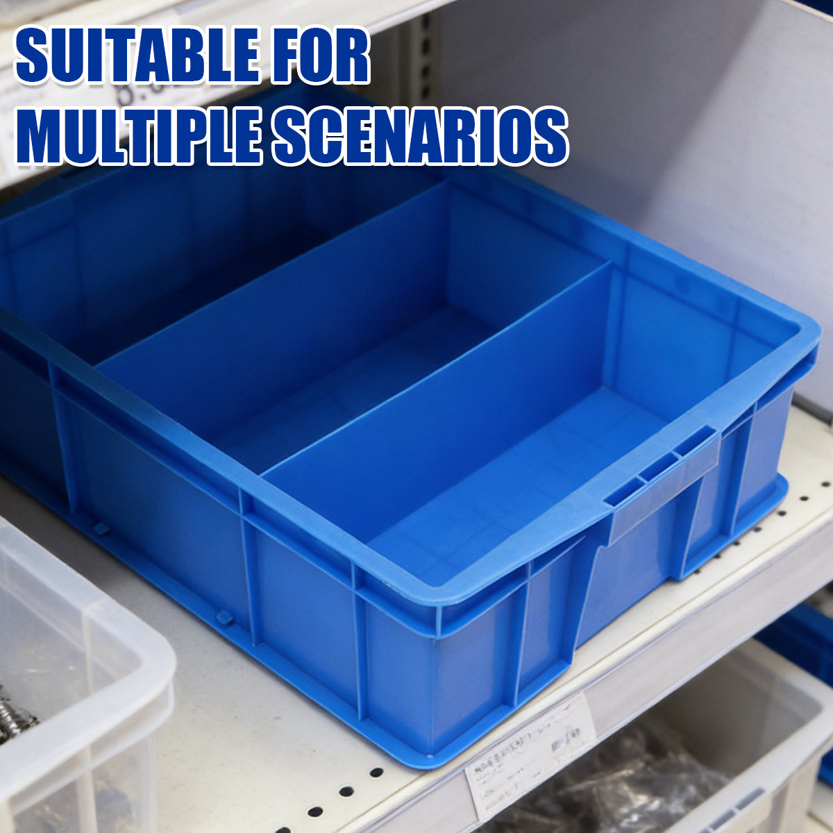 Plastic Storage Box with 3 or 6 Compartments